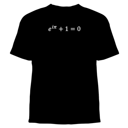 "Euler's Identity" Tee Shirt Design (Math & Science)