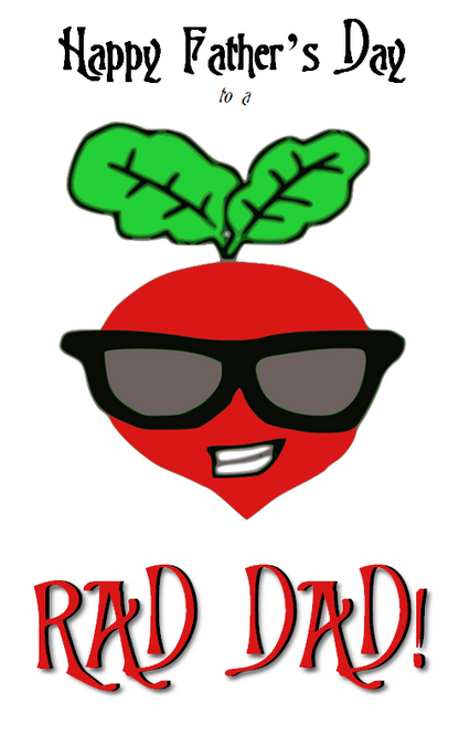 "Rad Dad" Greeting Card (Father's Day)