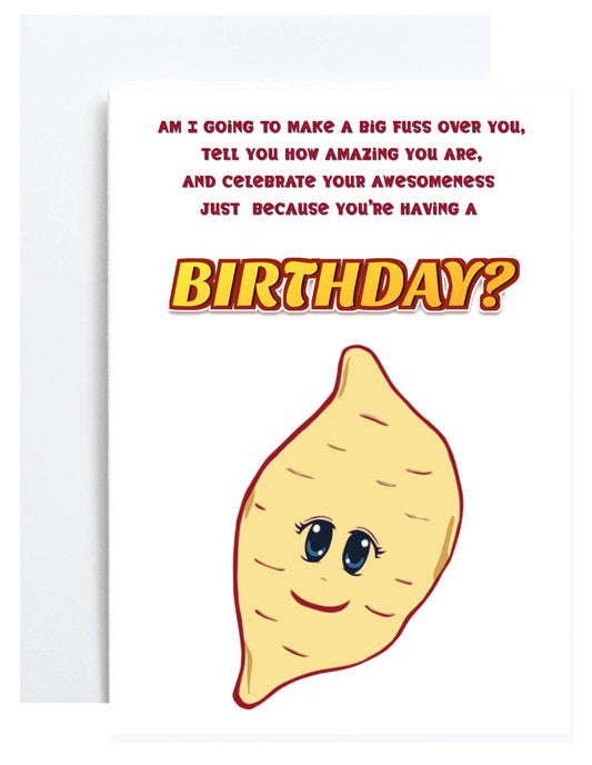 "Yes, I Yam!" Greeting Card (Birthday)